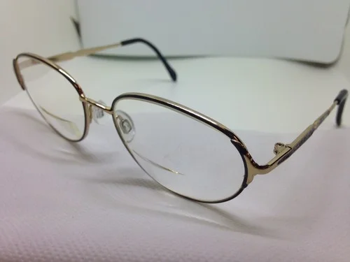 Austin & James Eyeglasses 203 Blueviolet 52/17/130 Round Black Gold Men