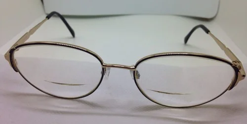 Austin & James Eyeglasses 203 Blueviolet 52/17/130 Round Black Gold Men 2