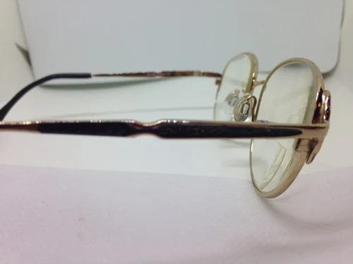 Austin & James Eyeglasses 203 Blueviolet 52/17/130 Round Black Gold Men 3