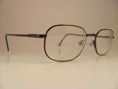 Austin Reed AR-5011 Dark Brown Metallic Square Full-Rim RX Eyeglass Frames 2