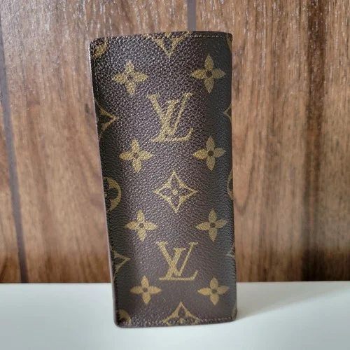 Auth LOUIS VUITTON Monogram Canvas Etui Lunette Eyeglasses Case Holder 1