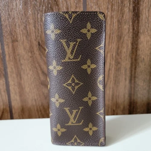 Auth LOUIS VUITTON Monogram Canvas Etui Lunette Eyeglasses Case Holder 3