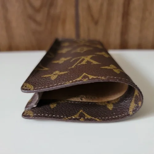Auth LOUIS VUITTON Monogram Canvas Etui Lunette Eyeglasses Case Holder 4