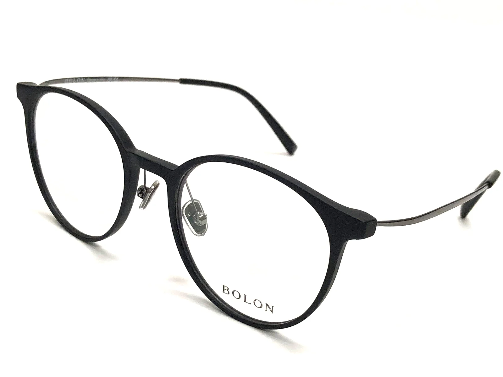 Authentic BOLON BJ5009 B12 Matte Black Gunmetal/Demo Lens 50/19/155 Eyeglasses