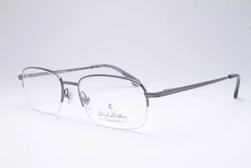 AUTHENTIC BROOKS BROTHERS BB 487T 1511T TITANIUM EYEGLASSES SIZE: 54-18-140