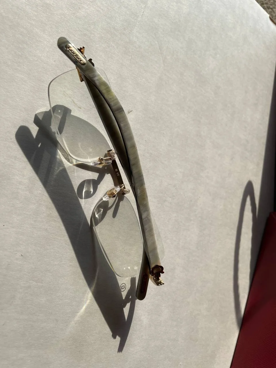 Authentic Cartier Eyeglasses CT0286O 003 Demo Lens Buffalo Sunglasses Buffs 4