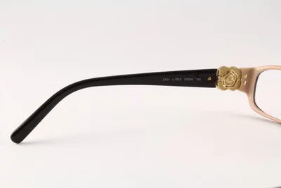 Authentic Chanel Glasses 3131 1013 Black/Beige Camellia 51mm Eyeglasses RX-able 4