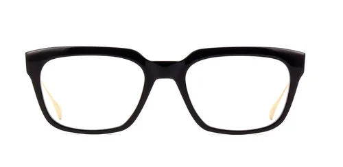 Authentic Dita Rx Eyeglasses DTX 123-04 Black/Gold w/Clear Demo Lens 51mm *NEW* 3