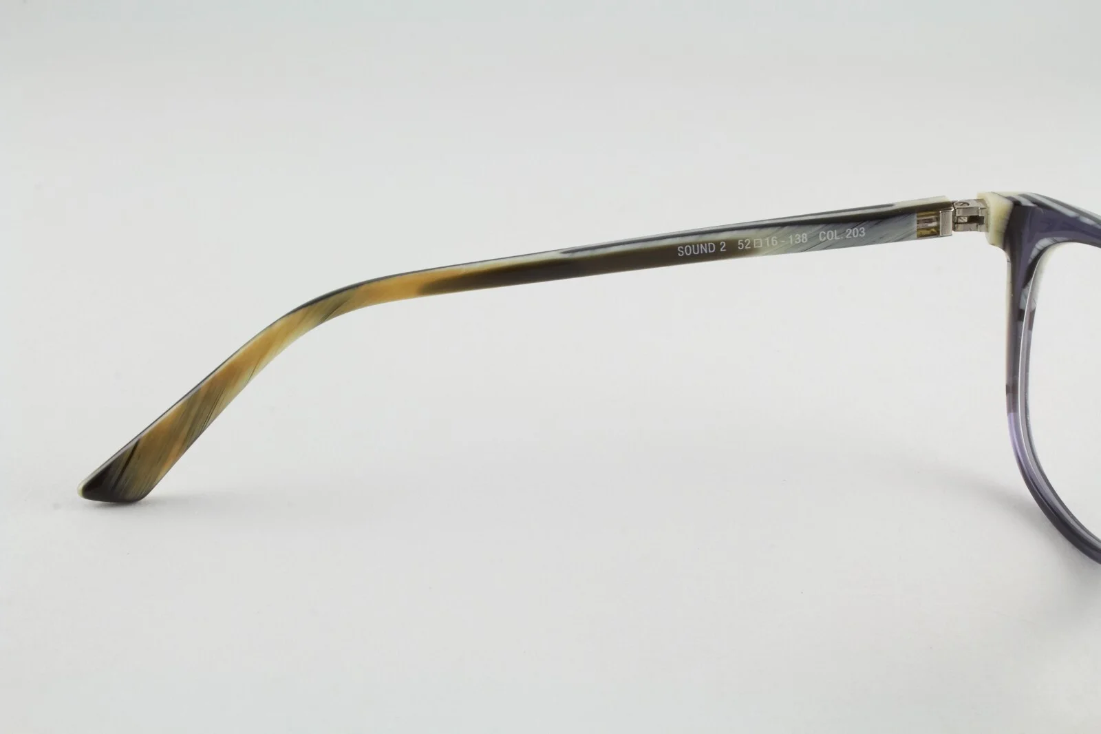 Authentic Face a Face SOUND 2 COL. 203 52mm Dark Blue Horn Cat Eye Glasses Italy 4