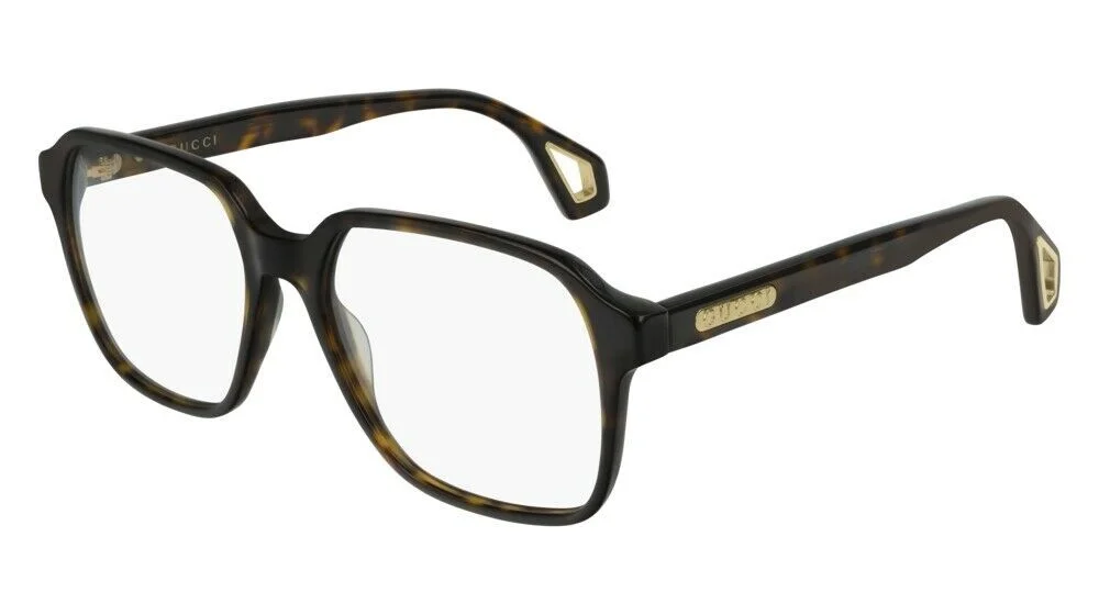 Authentic Gucci Eyeglasses GG0469O 002 Havana Full Rim Frames 56MM RX-ABLE