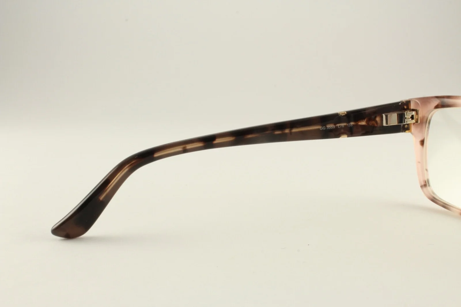Authentic Gucci GG 3559 L76 Pink Brown Havana 55mm Glasses Frames Italy RX-able 4