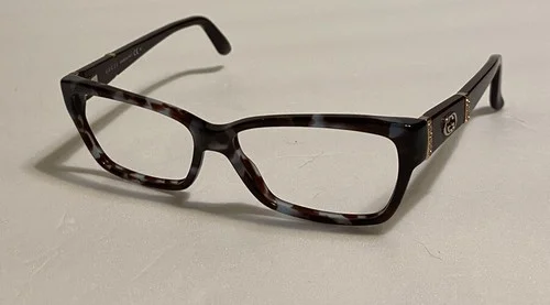 Authentic Gucci GG3559 MKB Havana Blue Burgundy 53mm Glasses “Frames Only “