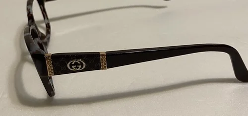 Authentic Gucci GG3559 MKB Havana Blue Burgundy 53mm Glasses “Frames Only “ 2