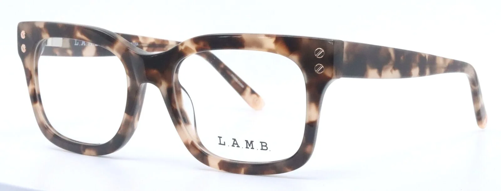 Authentic L.A.M.B. LA029 Gwen Stefani Square Tortoise Eyeglasses 51-18-135