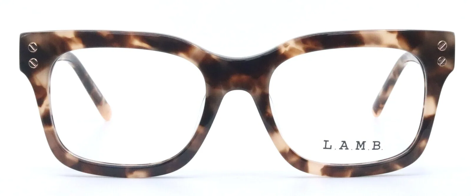 Authentic L.A.M.B. LA029 Gwen Stefani Square Tortoise Eyeglasses 51-18-135 2