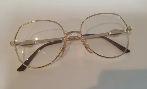 AUTHENTIC MARCHON DISNEY 10 GOLD FLASH EYEGLASSES FRAME FRANCE 40-17-1 130 $100. 3