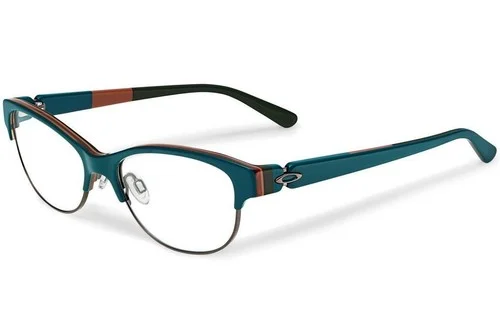 Authentic NEW Oakley Woman RX Frames Throwback Dark Green 52-16-132 OX1108-0452 2