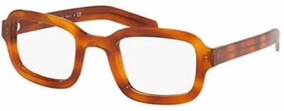 Authentic PRADA Rx Eyeglasses PR 16VVF-4691O1 Havana w/Demo Lens 49mm *NEW*