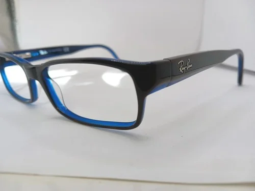Authentic Ray-Ban Eyeglasses Frame RB 5114 5064 52 [ ] 16 135 MM Brown Blue