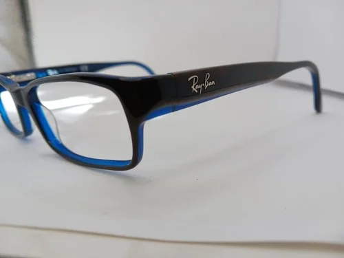 Authentic Ray-Ban Eyeglasses Frame RB 5114 5064 52 [ ] 16 135 MM Brown Blue 2