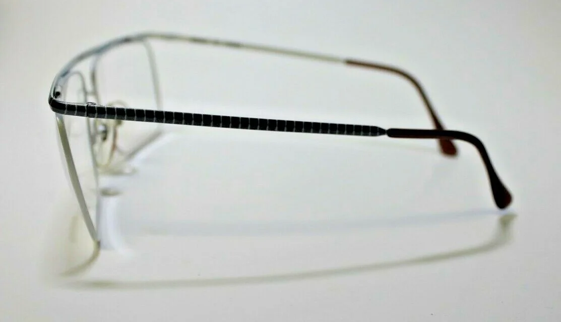 AUTHENTIC RENAISSANCE MAGEE 09 BLUE/WHITE EYEGLASSES FRAME 61-13-145 3