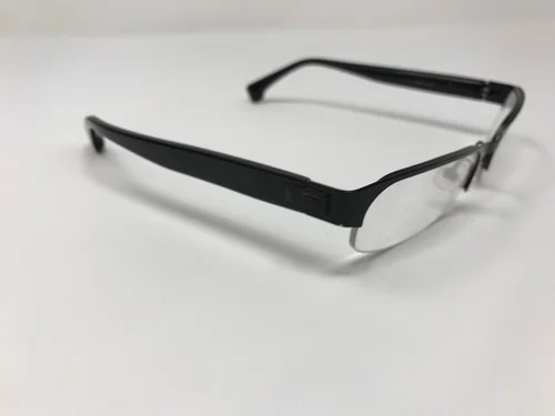 Authentic Republica Eyeglass Frame Portland 56-20-143 Black Half Rimless DZ07