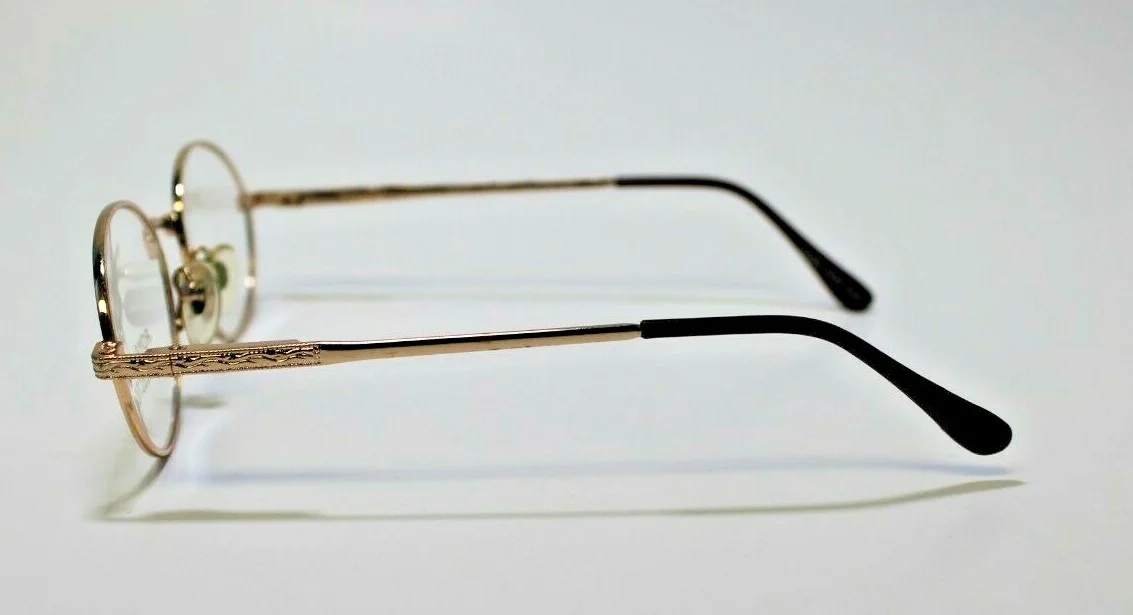 AUTHENTIC ROYAL CROWN #2 GOLD EYEGLASSES FRAME 52-19-140 3