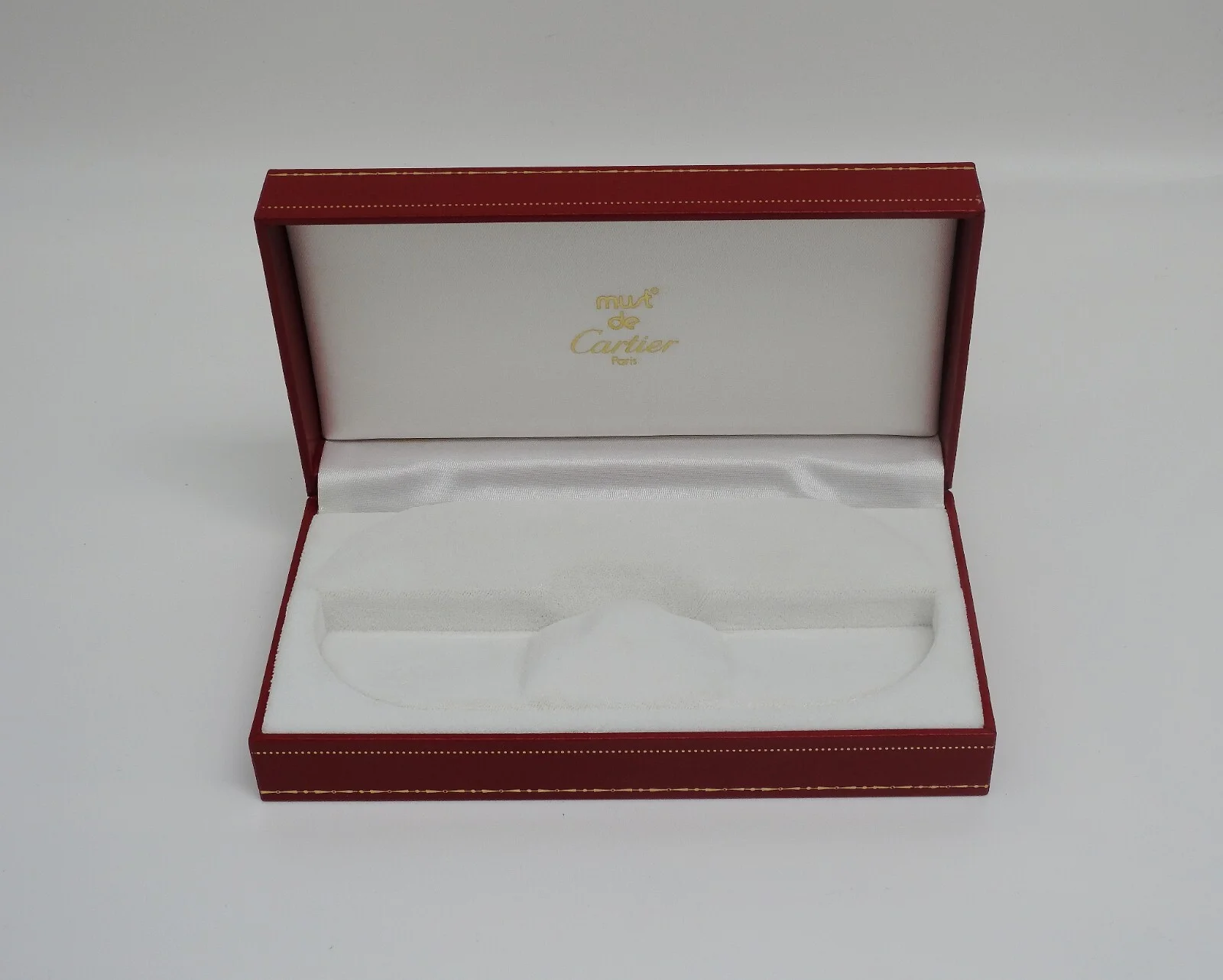 AUTHENTIC SANTOS DE CARTIER EYEGLASSES DISPLAY BOX 701 PRE-OWNED