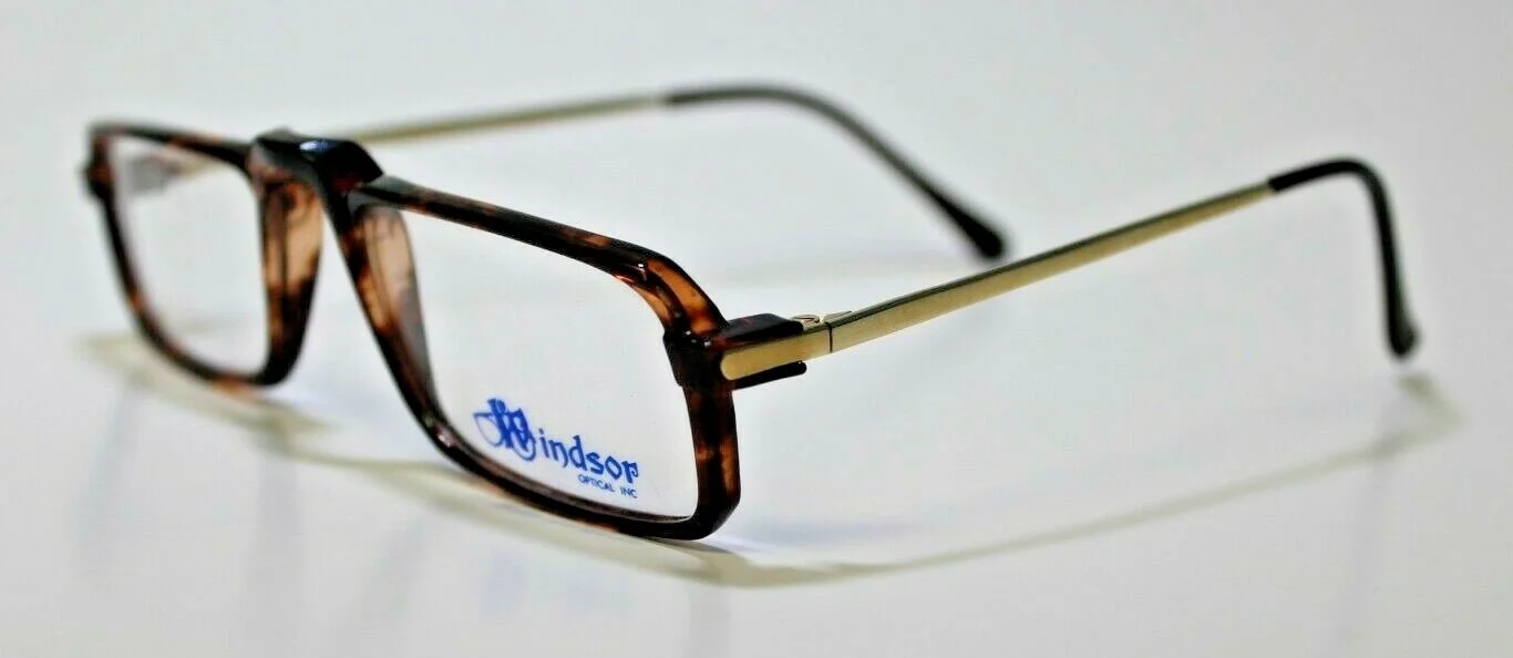 AUTHENTIC SCANNER TT BY WINDSOR BROWN EYEGLASSES FRAME 50-21-140