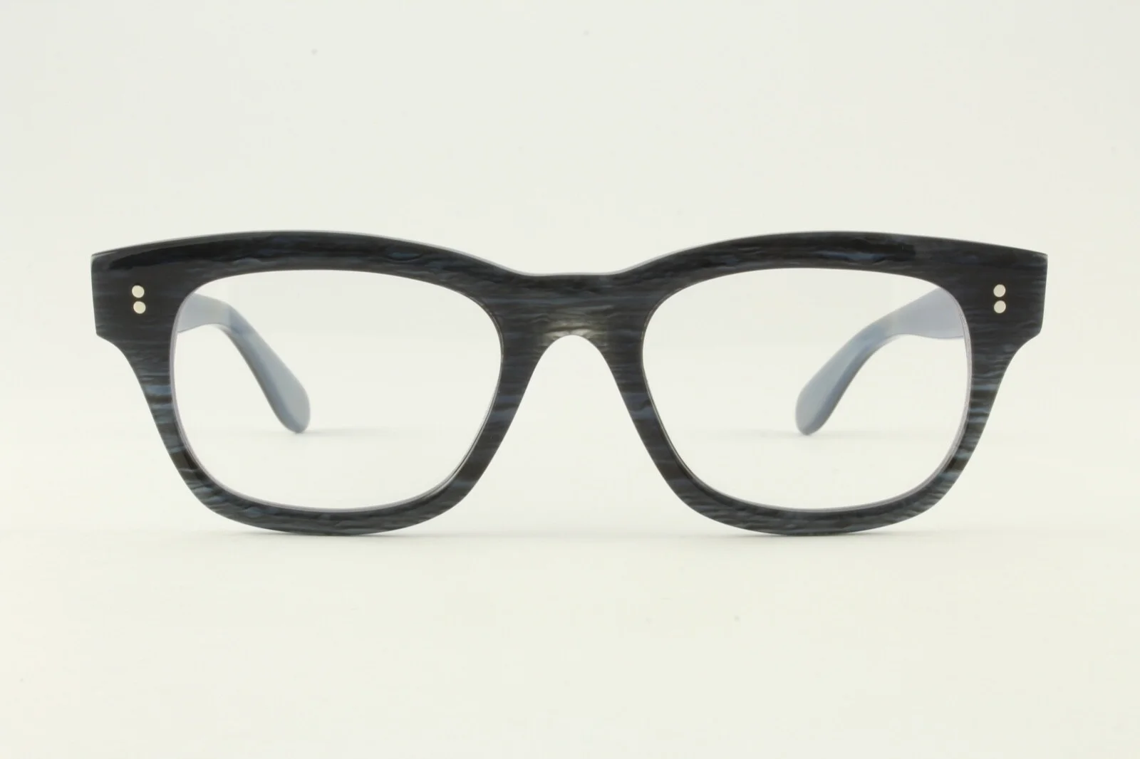 Authentic See Eyewear 1402 251 49mm Gray Blue Striped Frames Glasses Italy