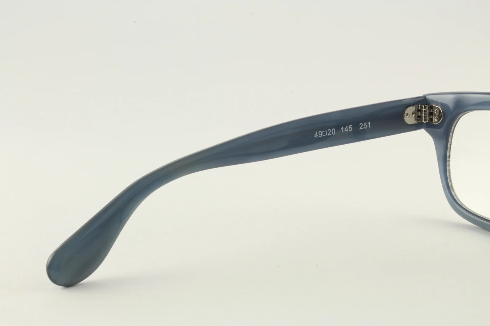 Authentic See Eyewear 1402 251 49mm Gray Blue Striped Frames Glasses Italy 4