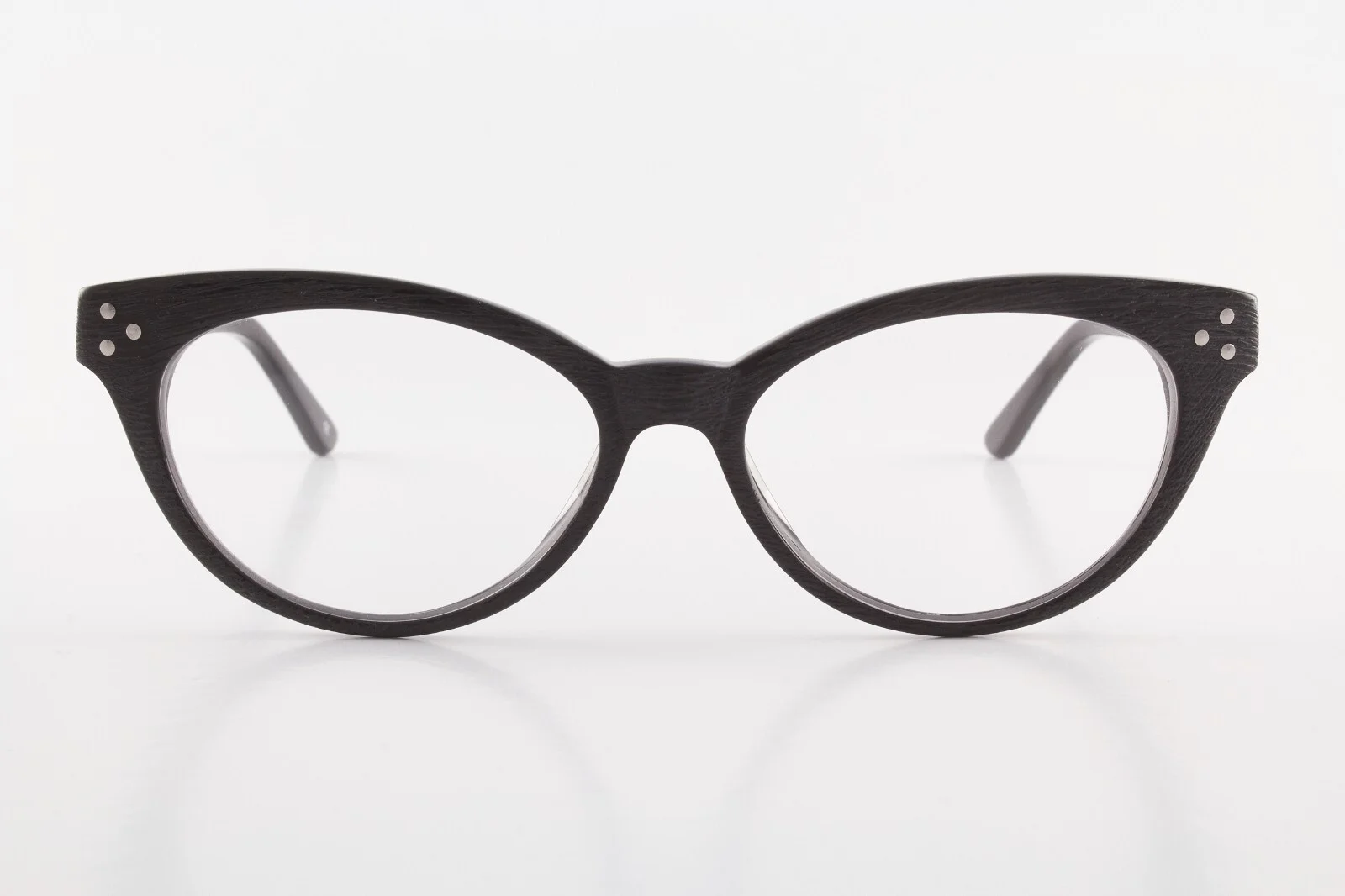 Authentic See Eyewear 1799 C7 50mm Matte Black Cat Eye Frames Glasses France