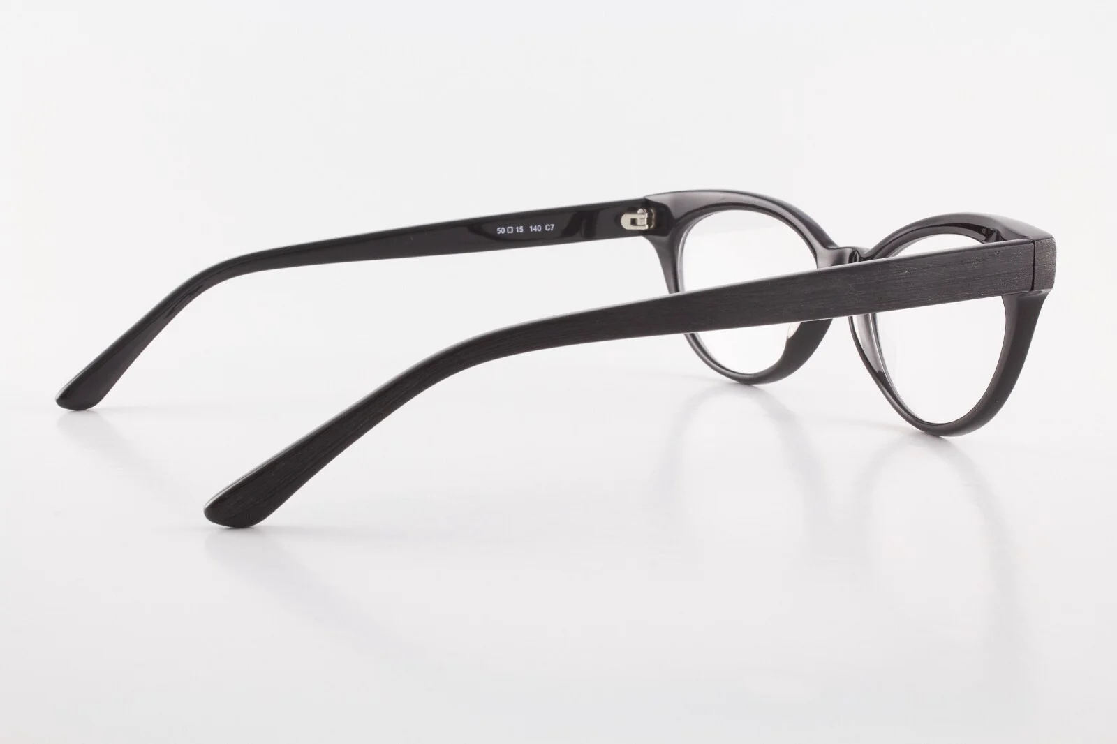 Authentic See Eyewear 1799 C7 50mm Matte Black Cat Eye Frames Glasses France 3