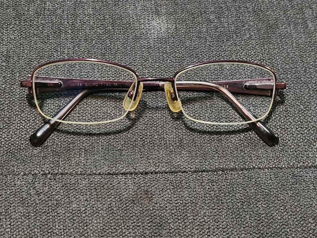 AUTHENTIC SEIKO T190 EYEGLASSES FRAMES MADE IN JAPAN TITANIUM 50 [] 18 135 RARE