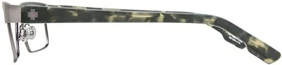 Authentic Spy Optic Cullen Eyeglasses Gunmetal/Black Army Camo Tort *NEW* 52mm 3