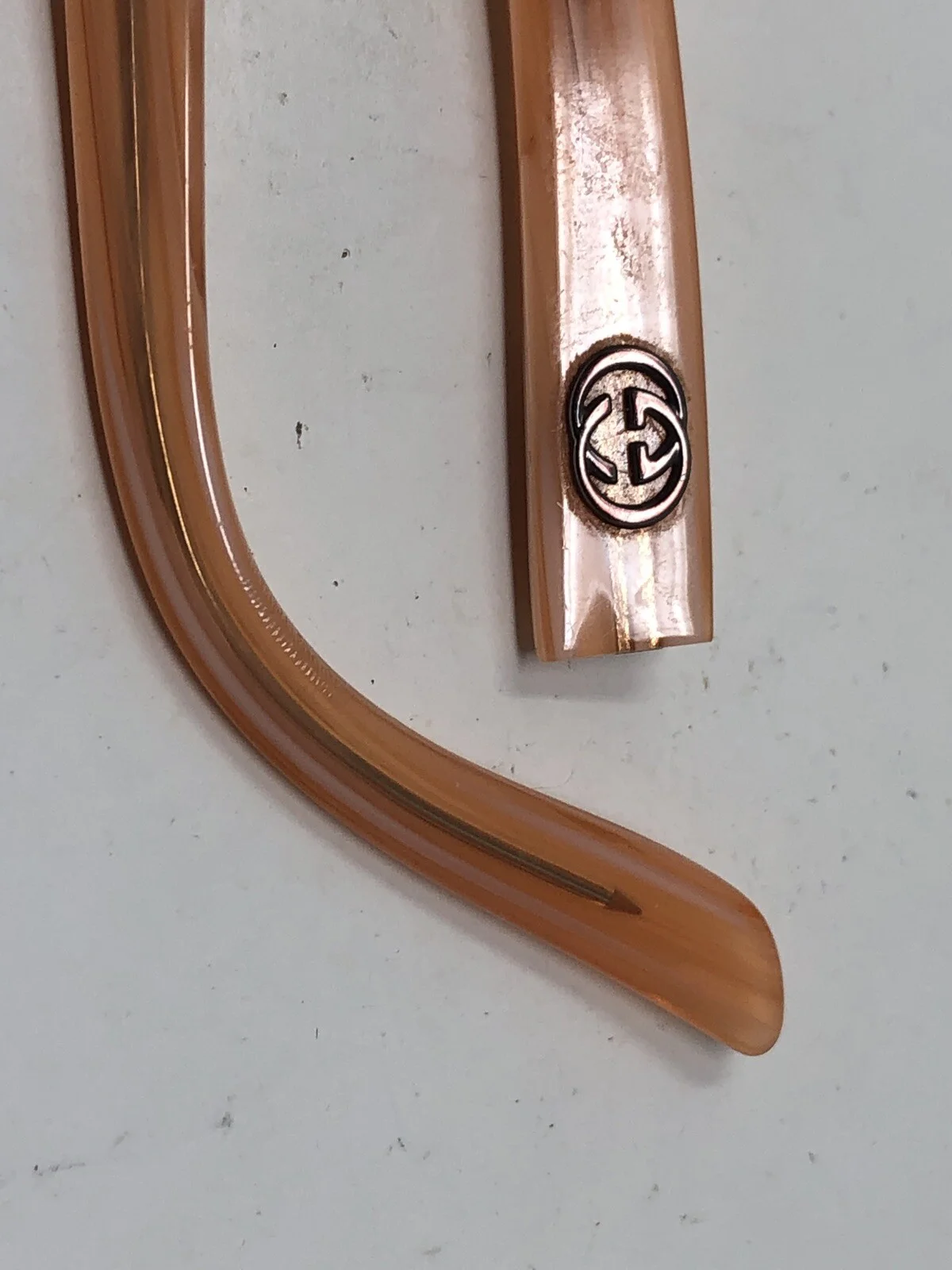 Authentic Temple Replacement PARTS Gucci GG 3151 RS8 135mm Orange /333 2