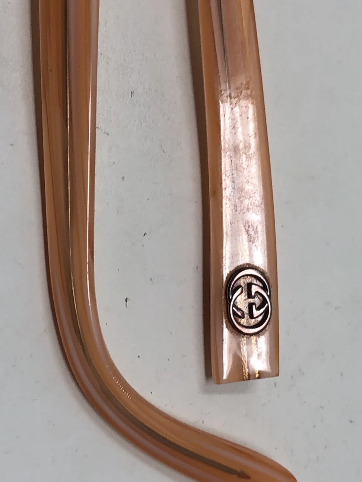 Authentic Temple Replacement PARTS Gucci GG 3151 RS8 135mm Orange /333 3