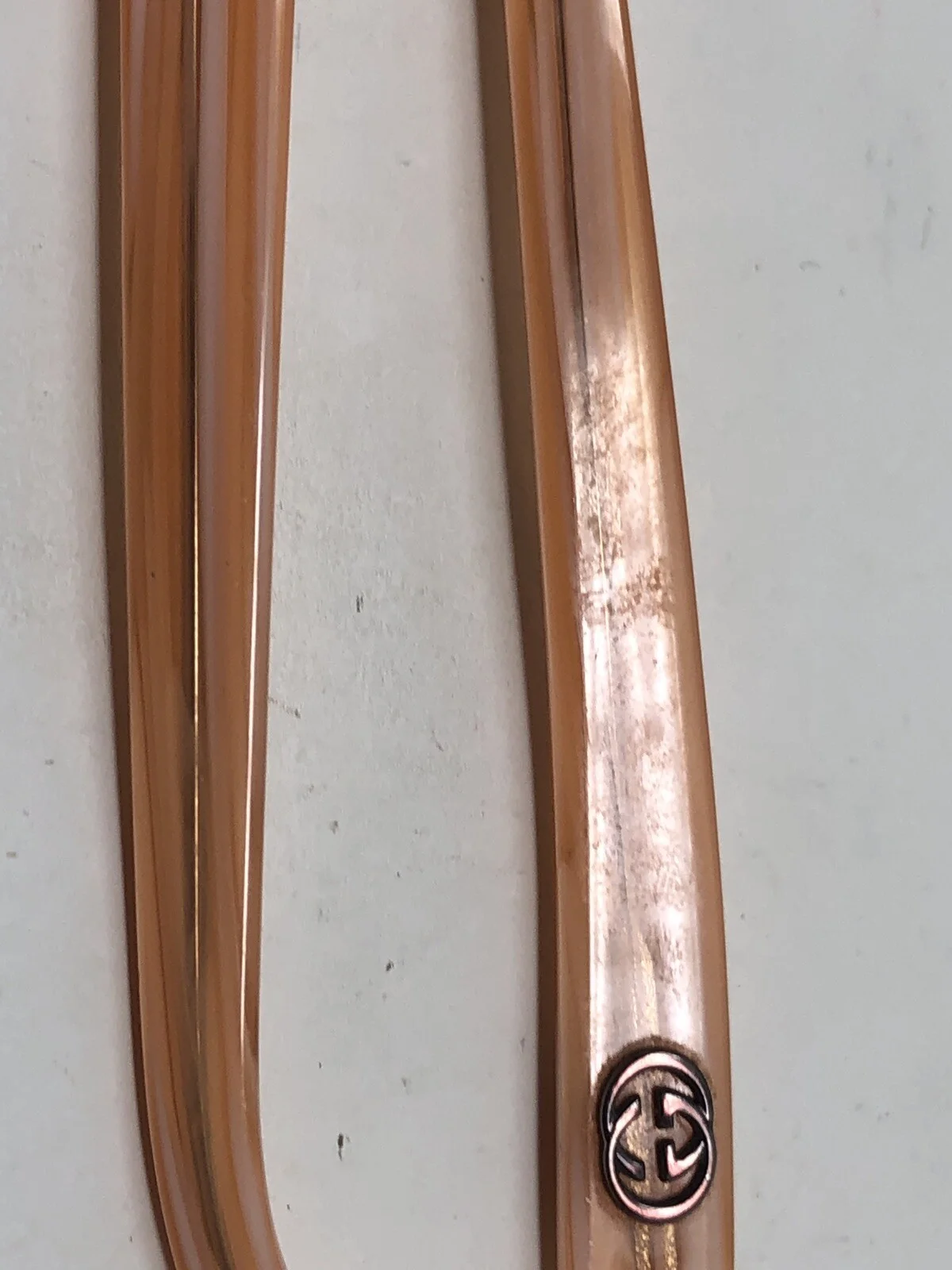 Authentic Temple Replacement PARTS Gucci GG 3151 RS8 135mm Orange /333 4