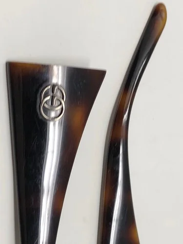 Authentic Temple Replacement PARTS Gucci GG2493/s 583 Tortoise Italy PL10 4