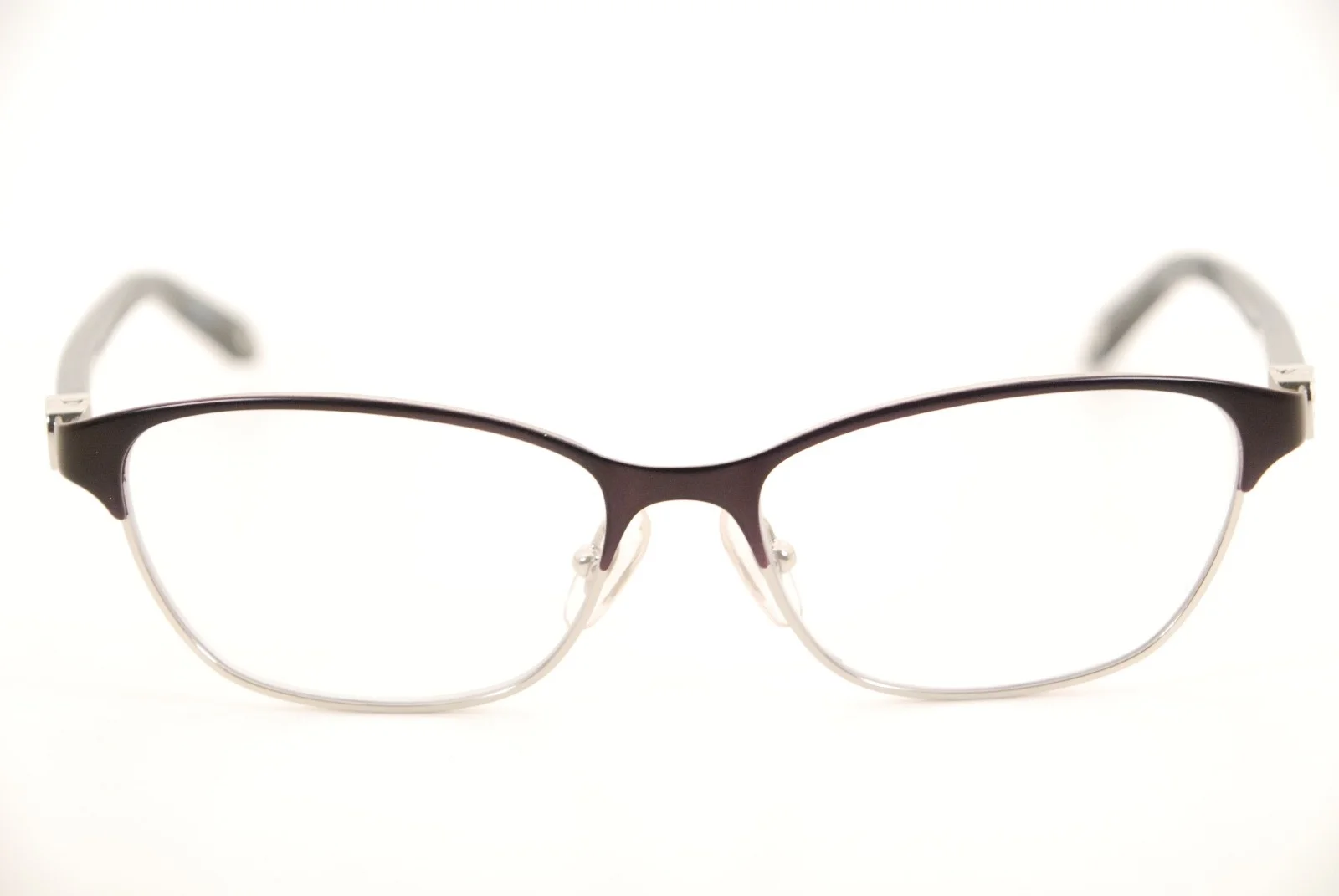 Authentic Tiffany & Co. TF 1072 6107 51mm Purple Blue Marble Silver Frames Italy 2