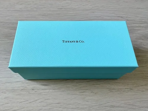 Authentic Tiffany Eyeglass Sunglass Leather Case With Cloth New Free Shipping 2