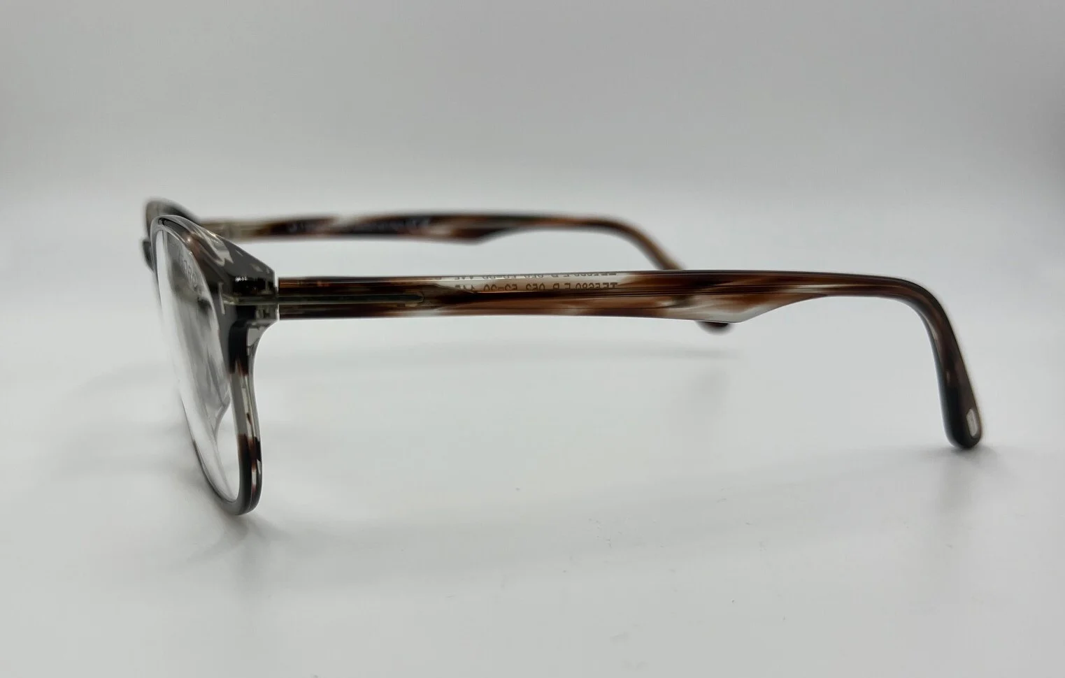 Authentic TOM FORD TF5680-F-B Asian Fit Striped Havana Eyeglasses 52 mm (16-10) 3