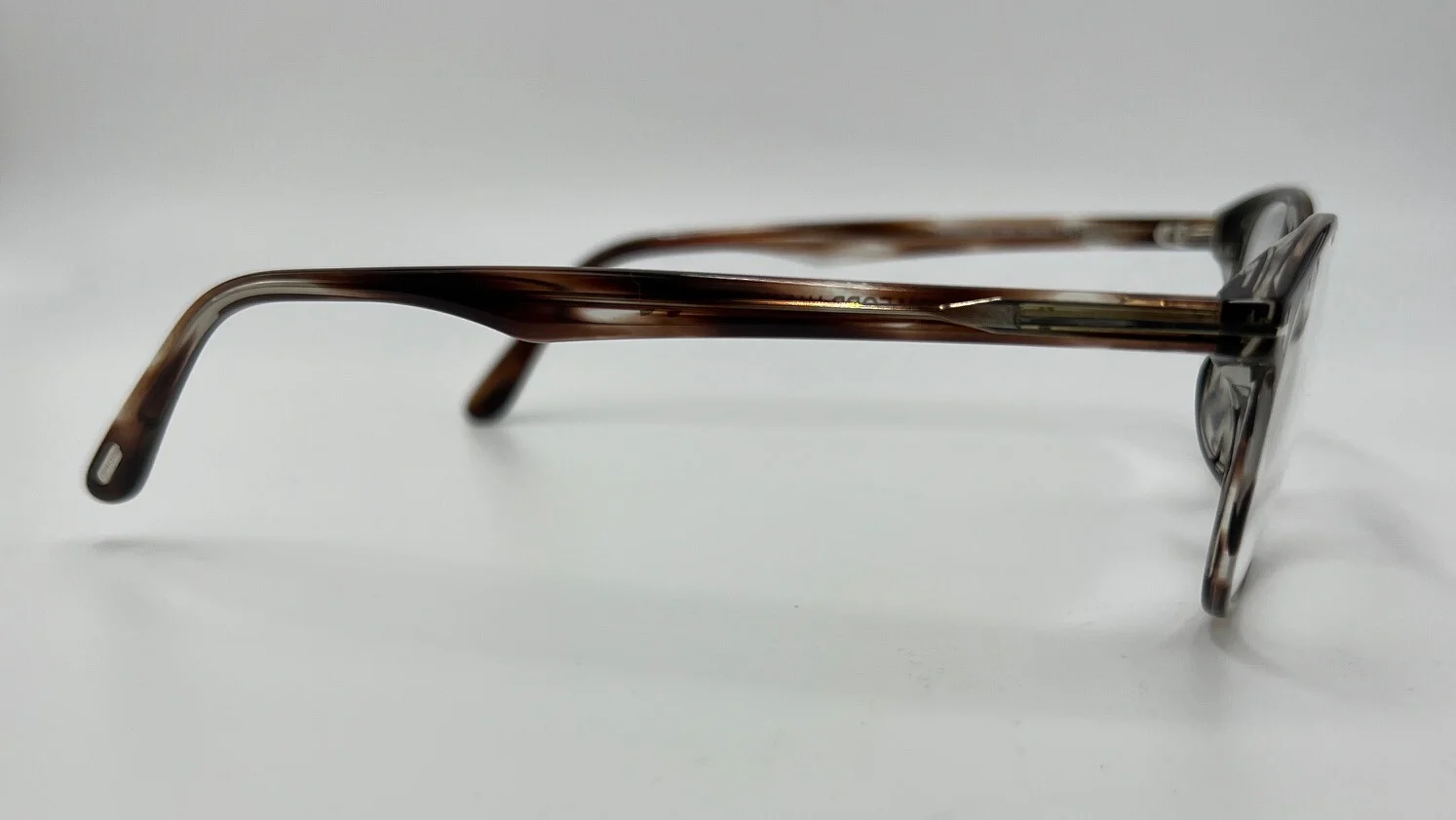 Authentic TOM FORD TF5680-F-B Asian Fit Striped Havana Eyeglasses 52 mm (16-10) 4