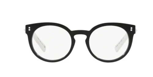 Authentic Valentino Eyeglasses VA 3024 - 5079 Black/Blue Demo Lens 50mm 4