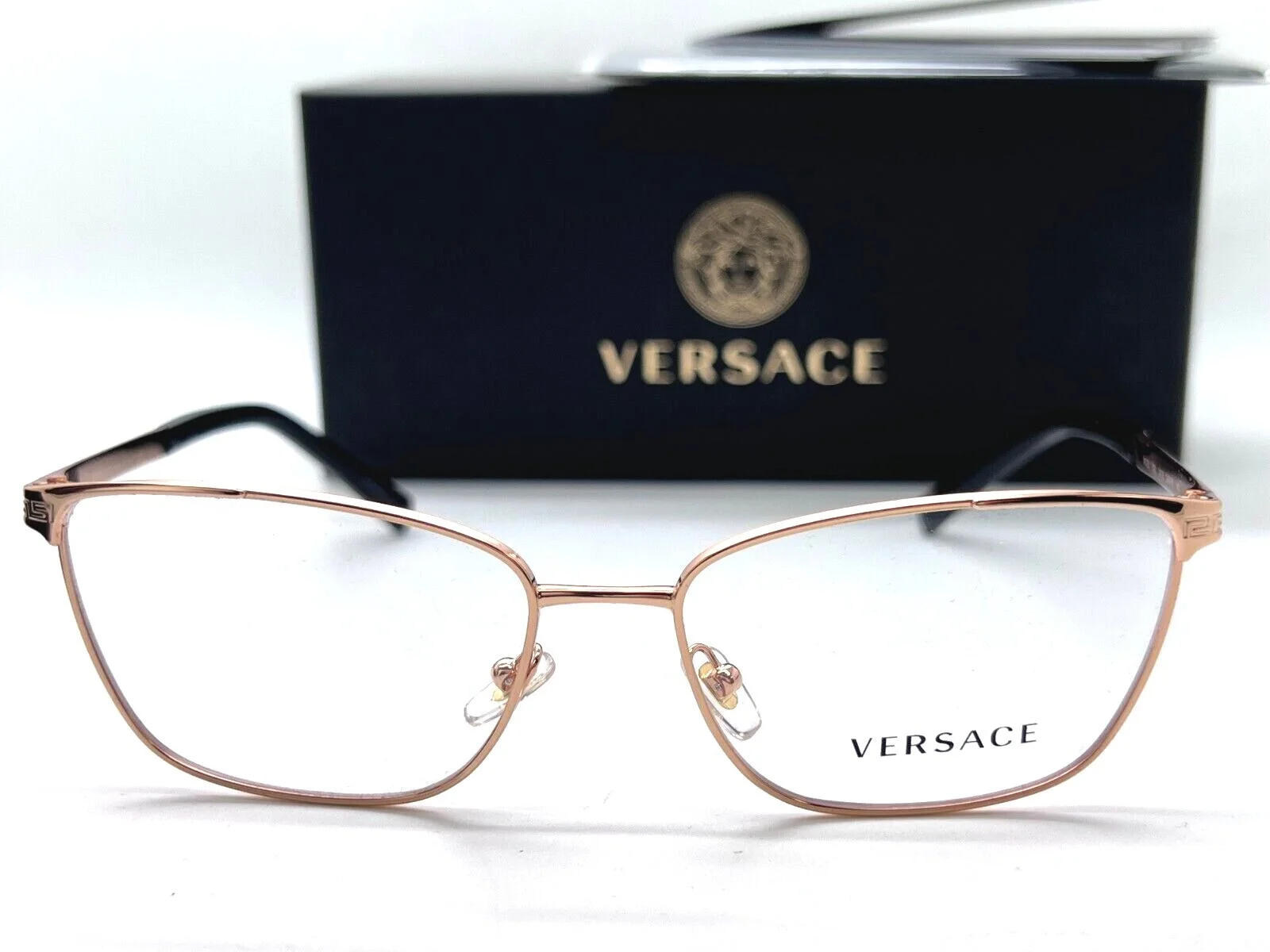 Authentic Versace Eyeglasses MOD. 1262 1412 ROSE GOLD Frame 54-16-140MM NIB 2