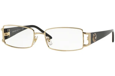 Authentic VERSACE Rx Eyeglasses VE 1163M-1252 Pale Gold w/Demo Lems 52mm *NEW*
