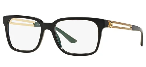 Authentic VERSACE Rx Eyeglasses VE 3218-GB1 Black w/Demo Lens 53mm *NEW*