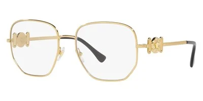 Authentic VERSACE Rx Eyeglasses VE1283 -1002 Gold w/Demo Lens 54mm *NEW* 2