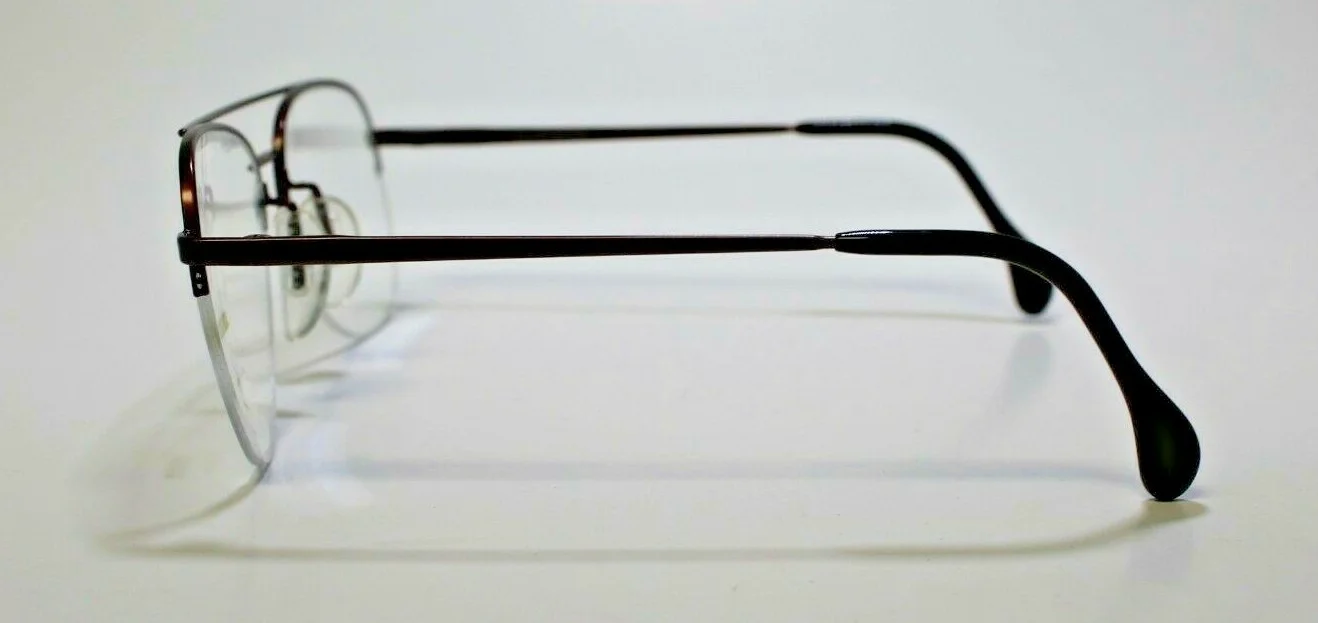 AUTHENTIC ZEISS WEST GERMANY 5961 2538 BURGUNDY EYEGLASSES FRAME 53-17-135 3