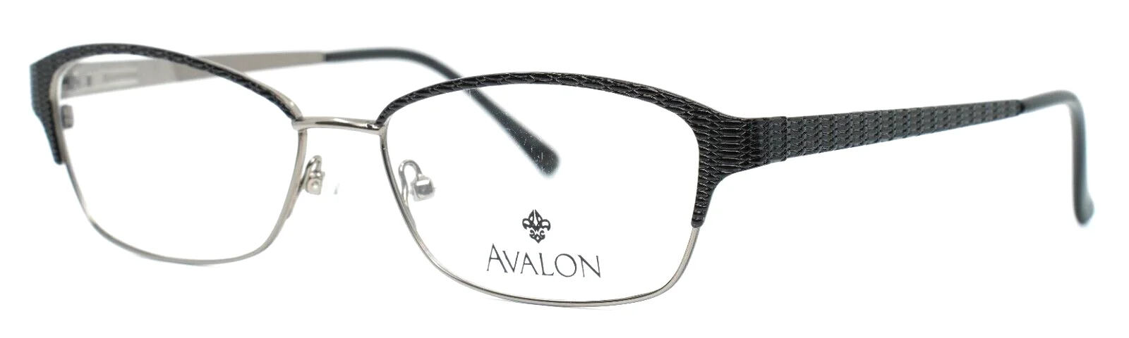 AVALON 5034 Black Gunmetal Womens Cat Eye Full Rim Eyeglasses 54-16-135 B:32